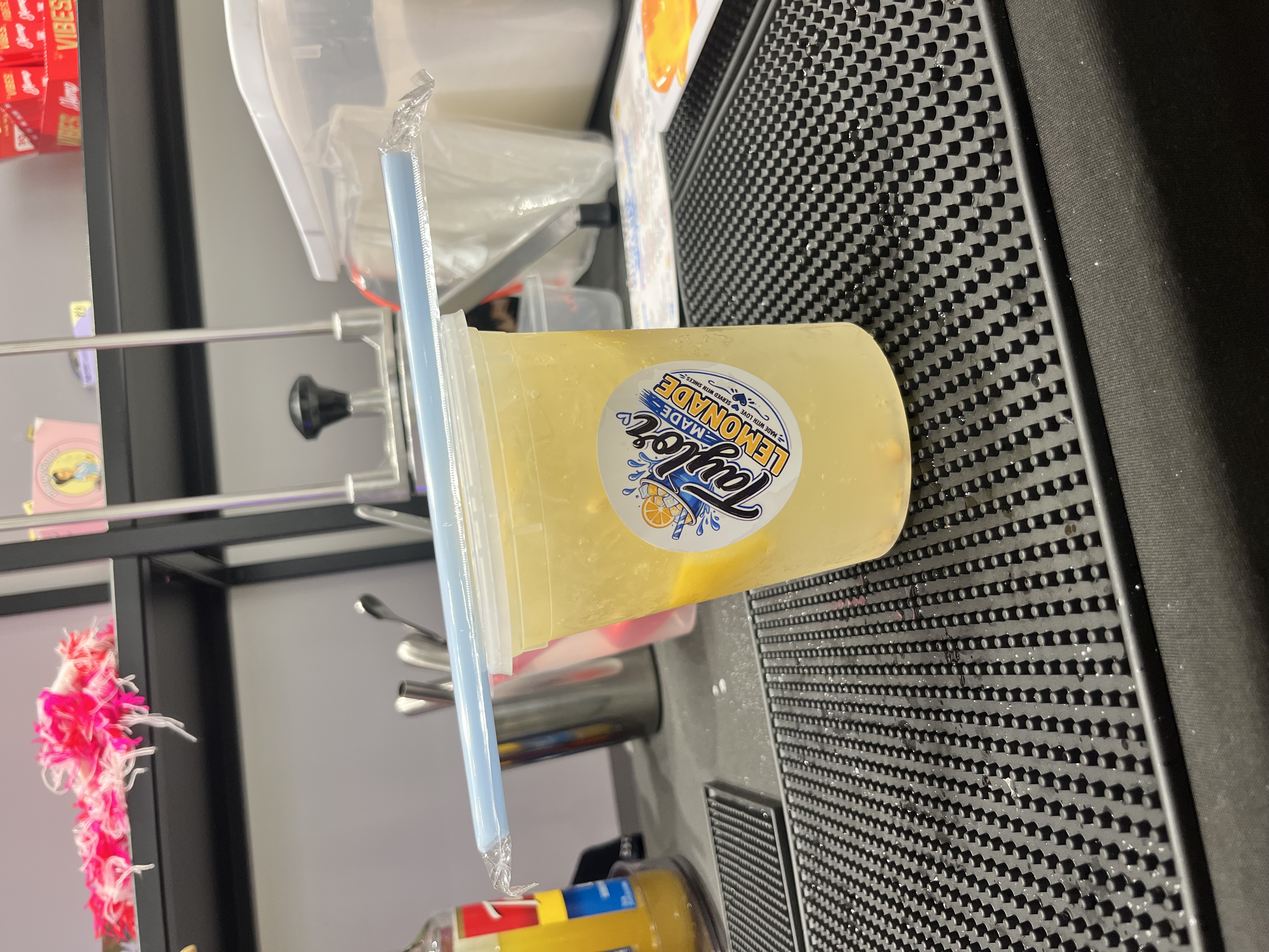 Fresh Taylor Made Lemonade served in a cup